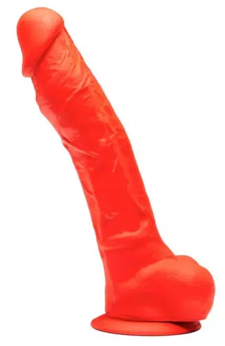 Silikon-Dildo Stretch N4 - 23 x 5.2cm Rot – 1/5