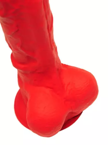 Silikon-Dildo STRETCH N5 - 24 x 6cm Rot – 4/5