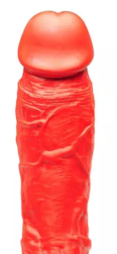 Dildo aus Silikon Stretch N5X - 27 x 8cm Rot – 2/5