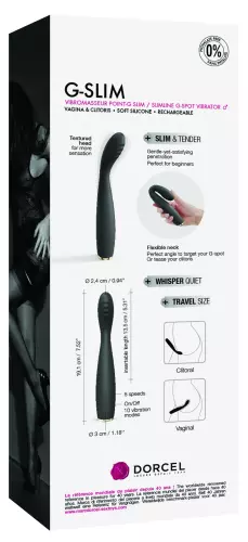 Stimulator G-Slim Dorcel 19cm Zwart – 6/7