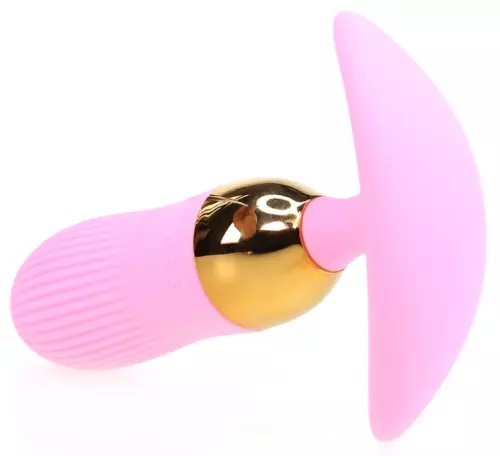 Vibrierstöpsel Stripe Egg 10 x 3cm Rosa – 2/3