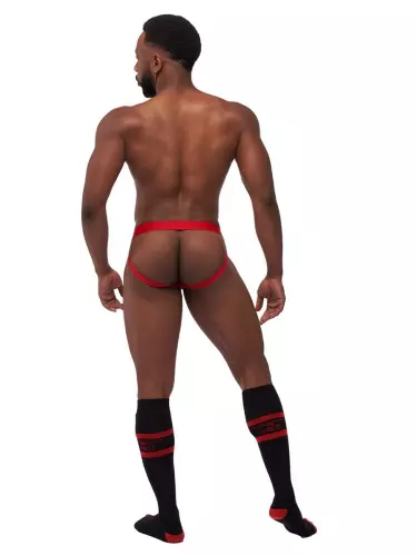 3er-Pack Jockstraps Mister B TORONTO Weiß-Schwarz-Rot – 8/9