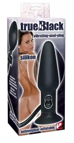 Vibrierender und aufblasbarer Butt Plug True Vibes 16 x 4,6cm – 2/5