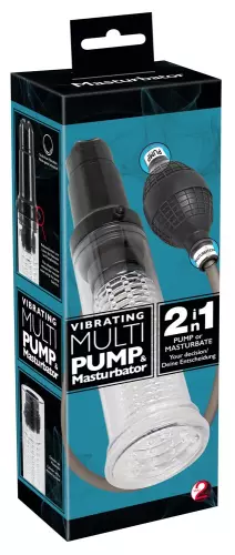 Vibrierende Penispumpe Multipump 16,5 x 4,5cm – 2/10