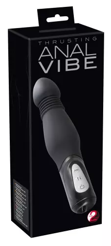 Vibrerende dildo met stoten Anal Thrust Vibe 15 x 4.5cm – 2/6