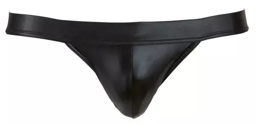 Jockstrap MUNIX Vinyl-Imitation Schwarz – 5/6