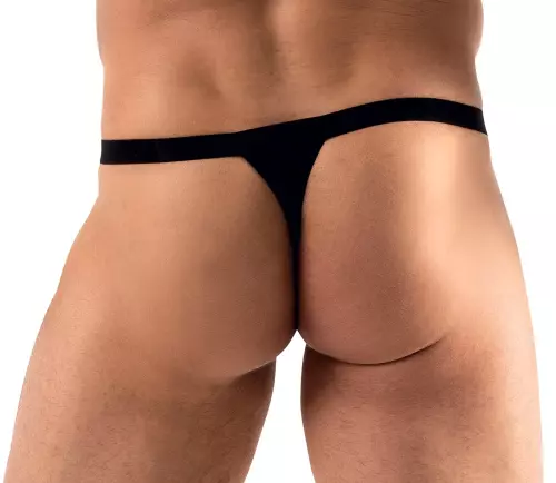ARTEMIS string met glanzende strass zwart – 2/6