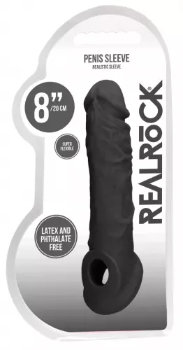 Penishülle Realrock Curve 17 x 4,5cm Schwarz – 2/6