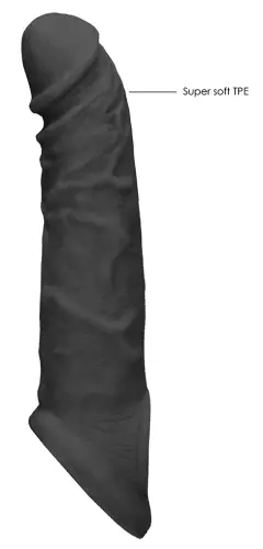 Penishülle Realrock Curve 17 x 4,5cm Schwarz – 3/6