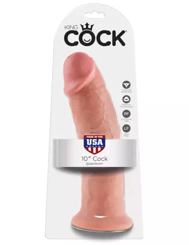 XL Realistic Dildo King Cock 25 x 6 cm Flesh – 2/9