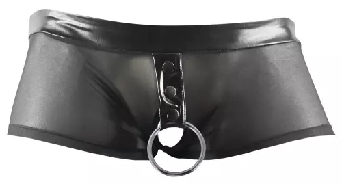 Sexy Boxer met Ring TROYA Zwart – 3/4