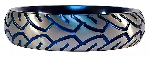 Metalen cockring Blue Racer – 2/2