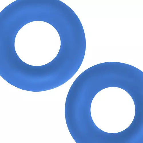 Set van 2 blauwe Stiffy Bulge cockrings – 1/5