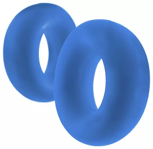 Set van 2 blauwe Stiffy Bulge cockrings – 5/5