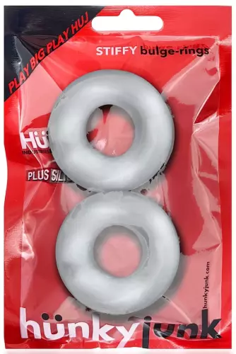 Set van 2 transparante Stiffy Bulge cockrings – 2/5