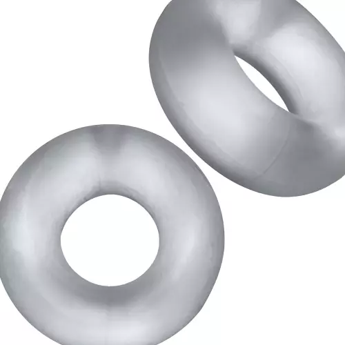 Set van 2 transparante Stiffy Bulge cockrings – 3/5