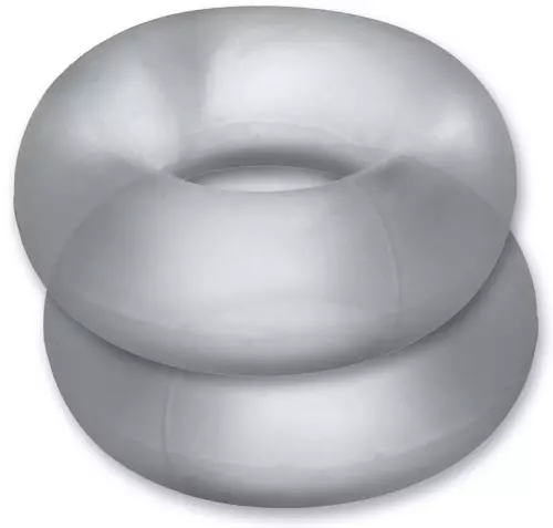 Set van 2 transparante Stiffy Bulge cockrings – 5/5