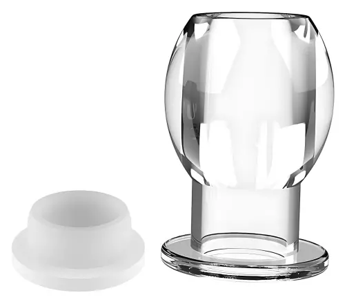 Tunnel-Plug mit Kappe Hollow Stop Transparent – 2/2