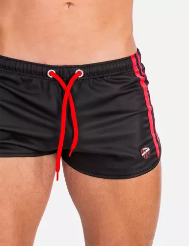 Shorts BYRON Laboratory Schwarz-Rosa – 4/5
