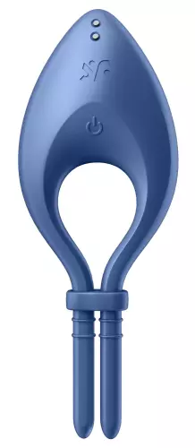 Vibrerend connecteerde cockring Bullseye Satisfyer Blauw – 3/7