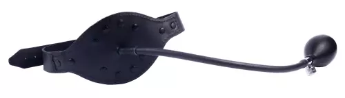 Aufblasbarer Ledergag mit 6cm Penis-Aufsatz – 5/5