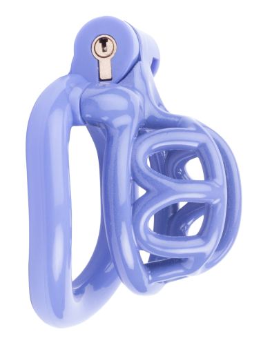 Keuschheitskäfig kurz LYFY 4 x 3,3cm Blau