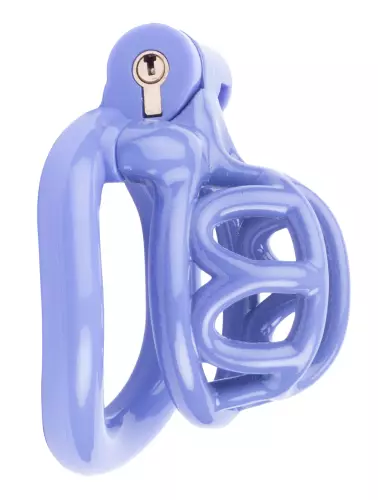 Keuschheitskäfig kurz LYFY 4 x 3,3cm Blau – 1/2