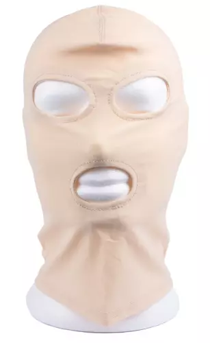Haube 3 Löcher Beige – 1/2