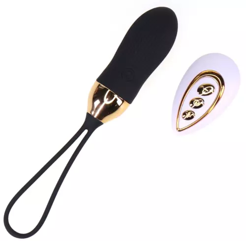 Vibrierndes Ei Stripe Sex 8,5 x 3cm Schwarz – 2/2