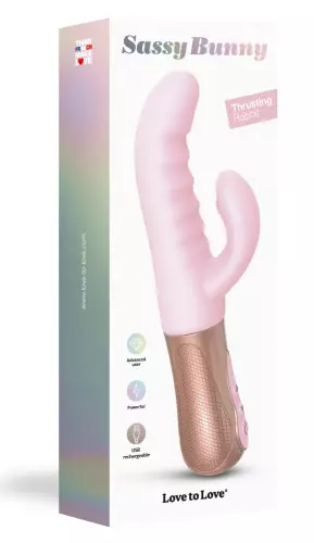 Vibrator Rabbit Sassy Bunny Love to Love 23cm Roze – 2/8