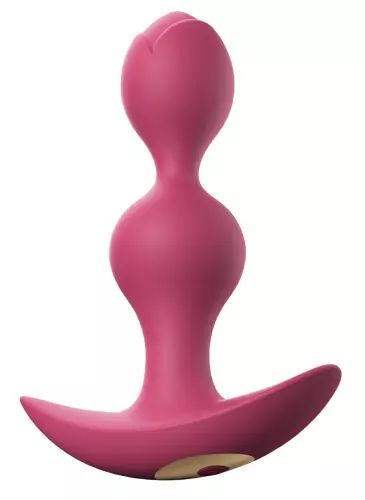 Vibierender Buttplug Twinny Bud 10.5 x 3cm Rosa – 1/6