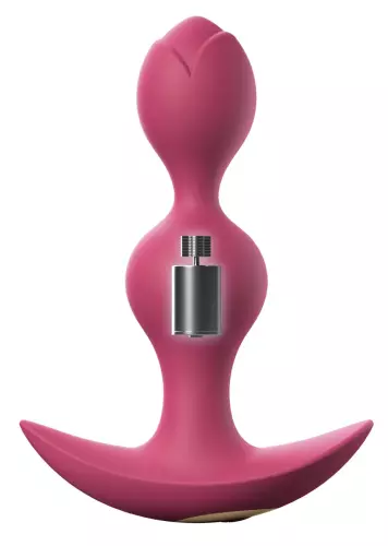 Vibierender Buttplug Twinny Bud 10.5 x 3cm Rosa – 3/6