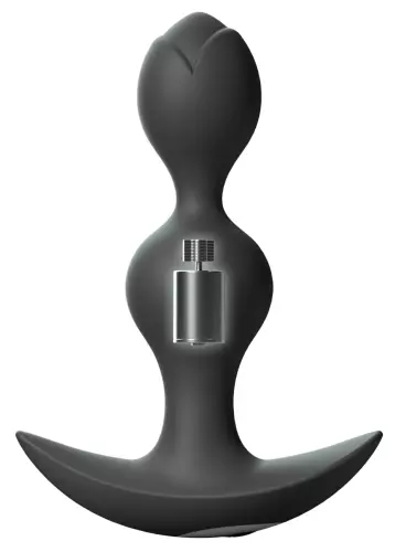 Vibierender Buttplug Twinny Bud 10.5 x 3cm Schwarz – 3/6