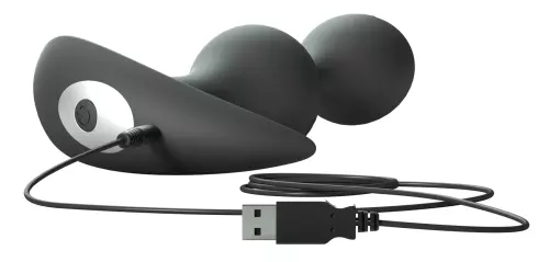 Vibierender Buttplug Twinny Bud 10.5 x 3cm Schwarz – 4/6