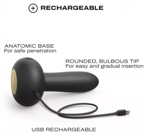Hin-und-Herbewegung Buttplug Deep Thrust Dorcel 11 x 3.4cm – 6/6
