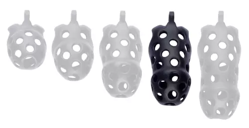 Keuschheitskäfig Dotty XL 10 x 4cm Schwarz – 3/3