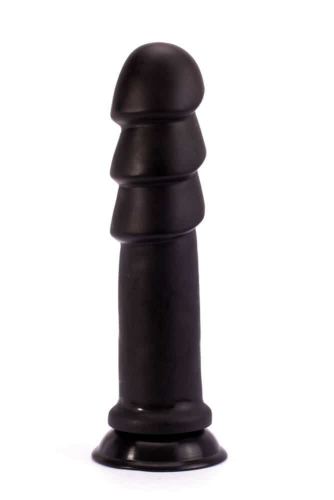 Anal Ripples XXL Dildo 26 x 6,5 cm Zwart