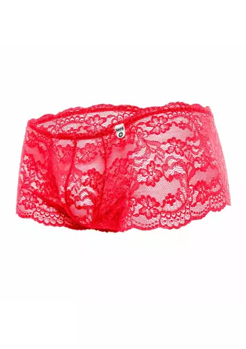 Sexy Boxershorts Spitze LACE MoB Rot – 4/6