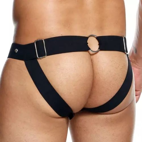 Jockstrap PEAKABOO Schwarz – 2/8