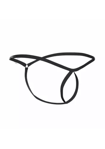 Mini Thong TEAR DROP Schwarz – 2/4