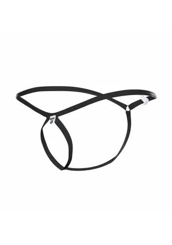 Mini Thong TEAR DROP Schwarz – 3/4