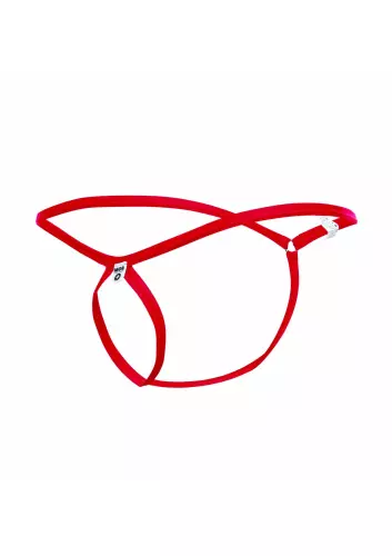 Mini Thong TEAR DROP Rot – 3/4