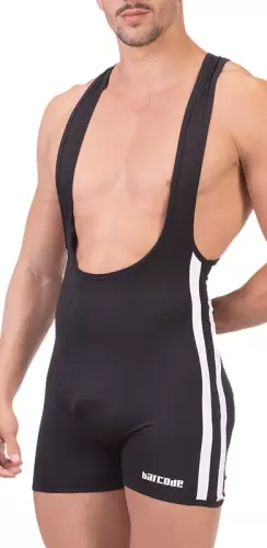 Singlet Rückenausschnitt DASTIN Schwarz – 1/4