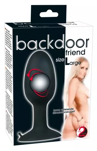 Butt Plug mit Kugel Backdoor L 10.5 x 4.2cm – 2/4