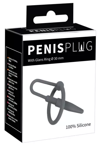 Penis-Plug Silikon mit Ring 5.5cm - Durchmesser 8mm – 2/5