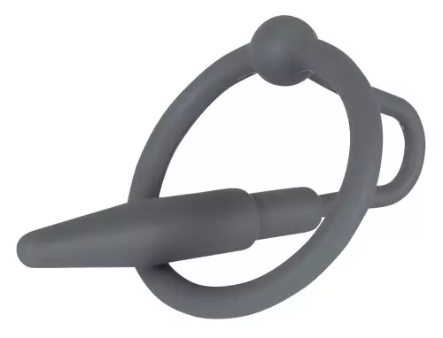 Penis-Plug Silikon mit Ring 5.5cm - Durchmesser 8mm – 3/5