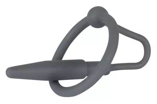 Penis-Plug Silikon mit Ring 5.5cm - Durchmesser 8mm – 4/5