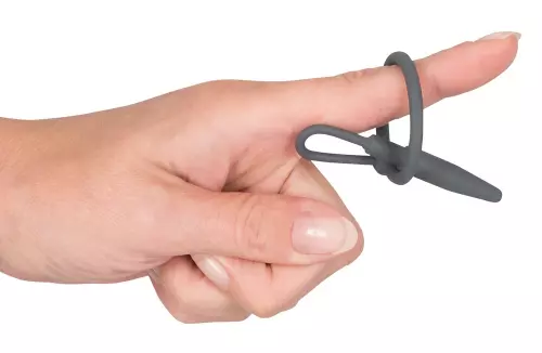 Penis-Plug Silikon mit Ring 5.5cm - Durchmesser 8mm – 5/5