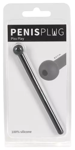 Durchbohrter Harnröhren-Butt Plug Piss Play 10.5cm - Durchmesser 7mm – 2/7