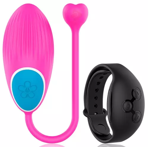 Kabelloses Vibrationsei Egg Watch 7.5 x 3.5cm Rosa – 1/7
